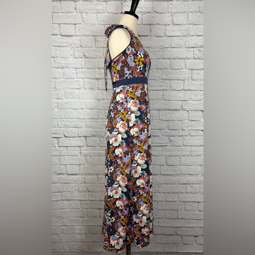 Mod Cloth floral maxi halter size 2 - Picture 4 of 7